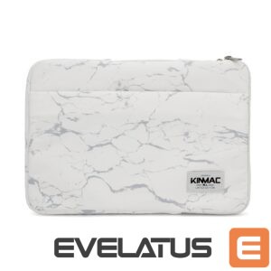 Laptop Bag iLike  13-14 Inches Fabric Laptop Bag Marble White