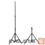 LED lemputė Elight  16M Premium Stable Metal Tripod Stand 1.6m max 1/4 screw Led Ring / Camera fix Black