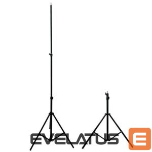 LED spuldze Elight  16M Premium Stable Metal Tripod Stand 1.6m max 1/4 screw Led Ring / Camera fix Black