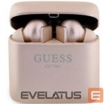 Беспроводные наушники Guess  Printed Logo Bluetooth TWS Pink