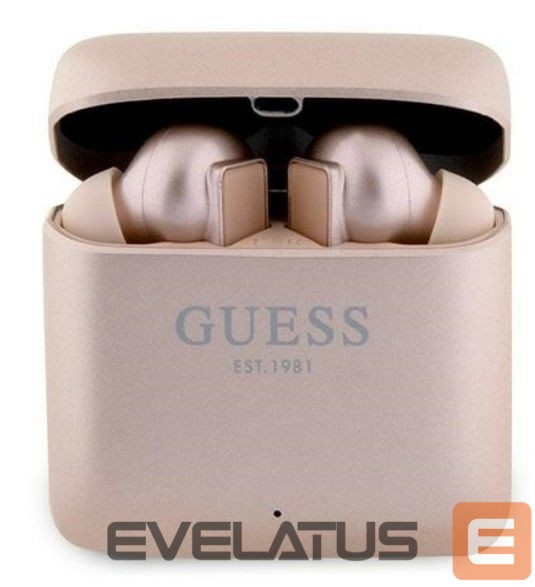 Juhtmevabad kõrvaklapid Guess Printed Logo Bluetooth TWS Pink