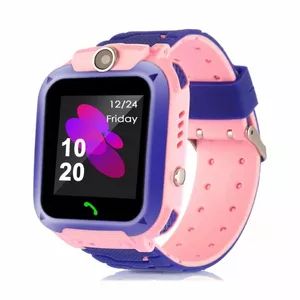 Viedpulksteni Bemi  K1 See My Kid Wi-Fi / Sim GPS Tracking Kids Watch with Voice Call & Chat Camera Pink