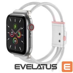 Dirželis Baseus  Let's Go Adjustable Sport Band for Apple Watch 38 / 40 / 41mm White Pink