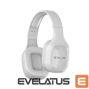 Bezvadu austiņas Tellur  Bluetooth Over-Ear Headphones Pulse White