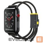 Dirželis Baseus  Let's Go Adjustable Sport Band for Apple Watch 42 / 44 / 45mm Black Yellow