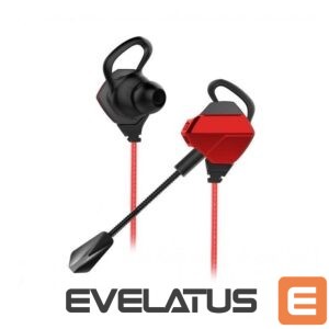Vadu austiņas White Shark  GE-536 Eagle Black Red