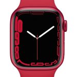 Nutikell Apple  Watch Series 7 GPS, 41mm (PRODUCT)RED Aluminium Case with Sport Band - Regular (PRODUCT) Red