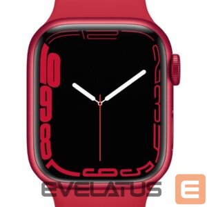 Viedpulksteni Apple  Watch Series 7 GPS, 41mm (PRODUCT)RED Aluminium Case with Sport Band - Regular (PRODUCT) Red