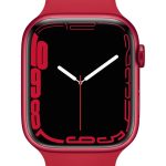 Nutikell Apple  Watch Series 7 GPS, 45mm (PRODUCT)RED Aluminium Case with Sport Band - Regular (PRODUCT) Red