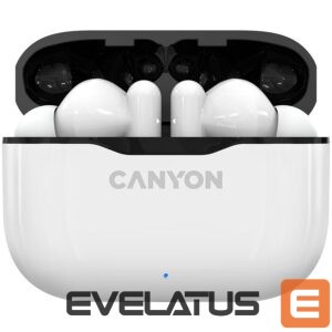 Bezvadu austiņas Canyon  TWS-3 Bluetooth headset White