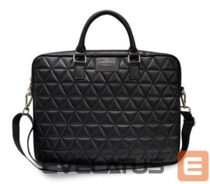 Portatīvo datoru soma Guess  Guess Quilted bag for a 16" laptop - black 