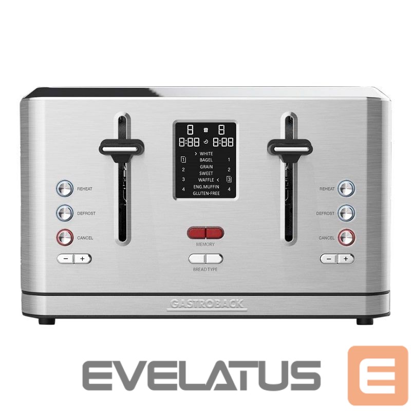 Röster Gastroback 42396 Design Toaster Digital 4S