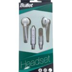 Wired headphones -  BULLET Earphones 3.5mm, 120 cm. White