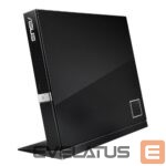 Serveru  - Citi piederumi Asus  SBC-06D2X-U External Slim Blu-ray read Drive,  Black, BDXL support, 6X Blu-ray reading speed, USB 2.0 