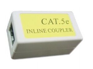 Converter Gembird  Cat. 5E LAN RJ-45, RJ-45, White 