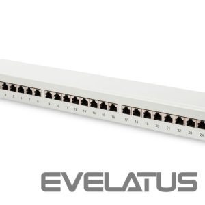 Muud kaubad Digitus  Patch Panel DN-91624S White, 48.2 x 4.4 x 10.9 cm, Category: CAT 6; Ports: 24 x RJ45; Retention strength: 7.7 kg; Insertion force: 30N max 