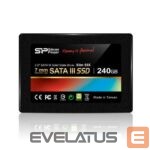 Жесткий диск SSD Silicon power  Slim S55 240 GB, SSD interface SATA, Write speed 450 MB/s, Read speed 550 MB/s 