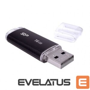 Zibatmiņa Silicon power  Ultima U02 16 GB, USB 2.0, Black 