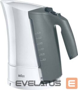 Veekeetja Braun  WK 300 Standard kettle, 2200 W, 1.7 L, Plastic, White, 360° rotational base 