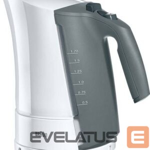 Teapot Braun  WK 300 Standard kettle, 2200 W, 1.7 L, Plastic, White, 360° rotational base 