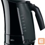 Teapot Braun  WK 300 Standard kettle, Plastic, Black, 2200 W, 360° rotational base, 1.7 L 