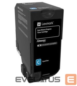 Aksesuāri un izejmateriāli LEXMARK  High Capacity Cyan Return Programme 84C2HC0 Toner Cartridge 