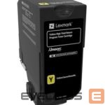 Eksploatacinės medžiagos spausdintuvams LEXMARK  Genuine High Capacity Yellow Return Programme 84C2HY0 Toner Cartridge 