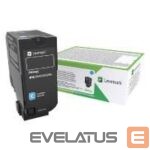 Eksploatacinės medžiagos spausdintuvams LEXMARK  25K Corporate Toner Cartridge (CX725) Toner cartridge, Cyan 