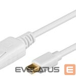 Monitoru piederums Goobay  52859 Mini DisplayPort adapter cable 1.2, gold-plated, 2m 