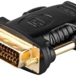 Converter Goobay  68931 HDMI /DVI-D adapter, gold-plated 