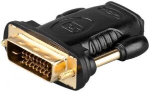 Converter Goobay  68931 HDMI /DVI-D adapter, gold-plated 