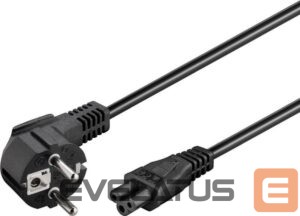 Kabelis Goobay  Power supply cord (CEE/7/7 to mickey), angled 68004 1.8 m, Black 