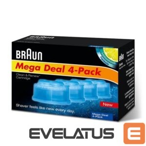 Aksesuāri un filtri Braun  Refills 4 Pack  Clean and Renew CCR4 3+1 