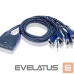 Server - Other Accessories Aten  4-Port USB VGA/Audio Cable KVM Switch 