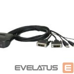 Server – muud tarvikud Aten  2-Port USB DVI Cable KVM Switch with Remote Port Selector 