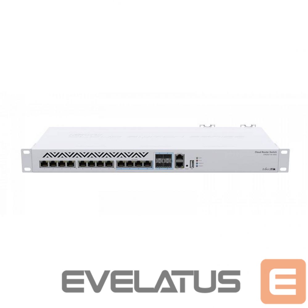 Server - Other Accessories Mikrotik Cloud Router Switch 312-4C+8XG-RM with RouterOS L5, 1U rackmount Enclosure