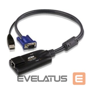 Server - Other Accessories Aten  USB VGA KVM Adapter 1 x RJ-45 Female, 1 x USB Male, 1 x HDB-15 Male 