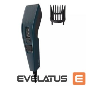 Plaukų kirpimo mašinėlė Philips  Hair clipper HC3505/15 Corded, Number of length steps 13, Step precise 2 mm, Black/Blue 