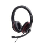Pamatplate AMD procesorsiem Gembird  Stereo headset MHS-03-BKRD Built-in microphone, On-Ear, 3.5 mm, Black colour with red ring 