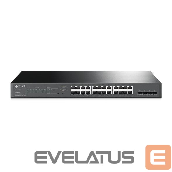 Server – muud tarvikud TP-Link JetStream 28-Port Gigabit Smart Switch TL-SG2428P Web Managed, Rackmountable, SFP ports quantity 4, PoE+ ports quantity 24, Power supply type Single