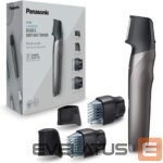 Plaukų kirpimo mašinėlė Panasonic  Hair trimmer ER-GY60-H503 Operating time (max) 50 min, Number of length steps 20, Step precise 0.5 mm, Built-in rechargeable battery, Black/Silver, Cordless 