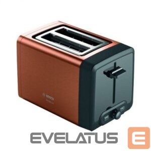 Röster Bosch  DesignLine Toaster TAT4P429 Power 970 W, Number of slots 2, Housing material Stainless Steel, Copper/Black 