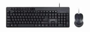 Arvuti klaviatuur Gembird  Multimedia desktop set KBS-UM-04	 USB Keyboard, Wired, Mouse included, US, Black 