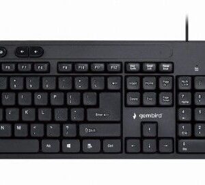 Computer keyboard Gembird  Multimedia desktop set KBS-UM-04	 USB Keyboard, Wired, Mouse included, US, Black 