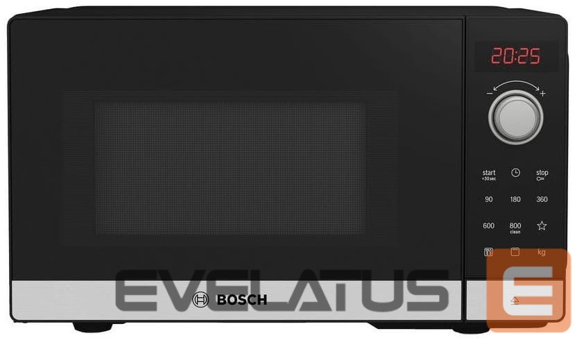 Microwave Bosch Microwave oven Serie 2 FEL023MS2 Free standing, 20 L, 800 W, Grill, Black