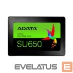 Hard drive SSD ADATA  Ultimate SU650 512 GB, SSD form factor 2.5", SSD interface SATA 6Gb/s, Write speed 450 MB/s, Read speed 520 MB/s 