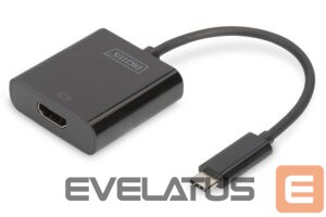 Adapteris Digitus  USB Type-C to HDMI Adapter DA-70852 0.15 m, Black, USB Type-C 