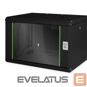 Citas preces Digitus  Wall Mounting Cabinet DN-19 07-U-SW Black 