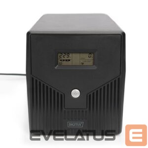 Serverid Digitus  Line-Interactive UPS DN-170074, 1000VA, 600W, 2x 12V/7Ah battery, 4x CEE 7/7 outlet, 2x RJ45, 1x USB 2.0 type B, 1x RS232, LCD, Simulated Sine Wave, 338x150x162mm, 7.8kg 