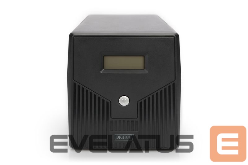 Serverid Digitus Line-Interactive UPS DN-170075, 1500VA, 900W, 2x 12V/9Ah battery, 4x CEE 7/7 outlet, 2x RJ45, 1x USB 2.0 type B, 1x RS232, LCD, Simulated Sine Wave, 380x158x198mm, 10.1kg